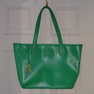 Lauren Ralph Lauren Kelly Green Handbag Excellent Condition, Plus Detachable Bag